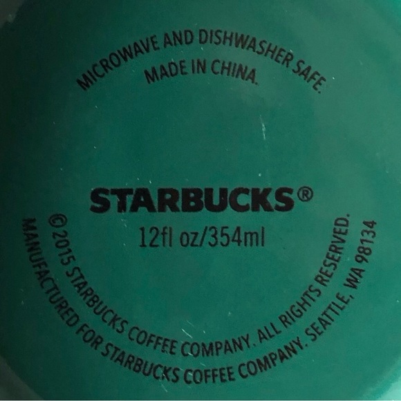 ⭐️Starbucks⭐️Christmas Holiday Ceramic Porcelain Tea Coffee Mug NWOT - Picture 8 of 8